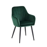 Melissa Eetkamerstoel - Groen Velvet